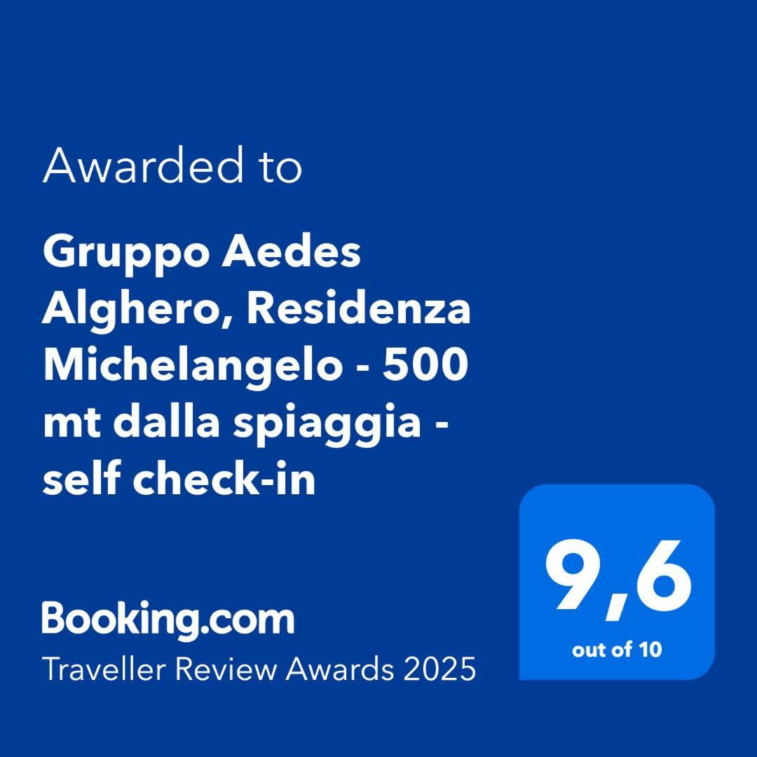 Gruppo Aedes Alghero, Residenza Michelangelo - 500 Mt Dalla Spiaggia Bagian luar foto